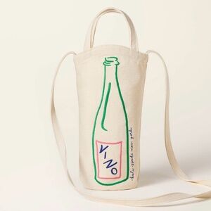 Wine Embroidered Canvas Tote Bag - kate spade new york x Target Natural